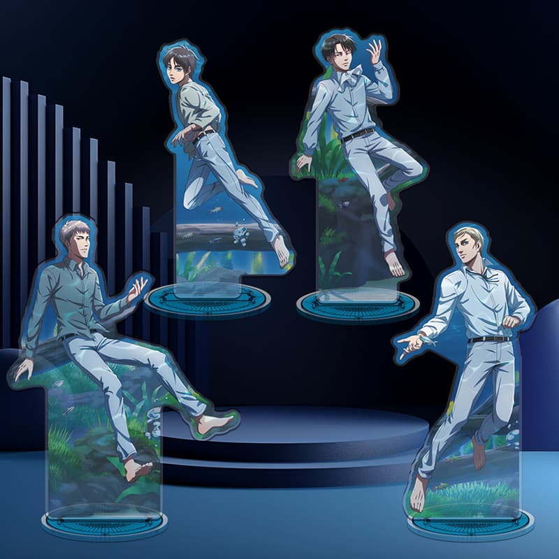 Attack on Titan Final Chapter Freedom Wing Acrylic Stand Anime Merchandise Eren Business Gifts Promotional Items