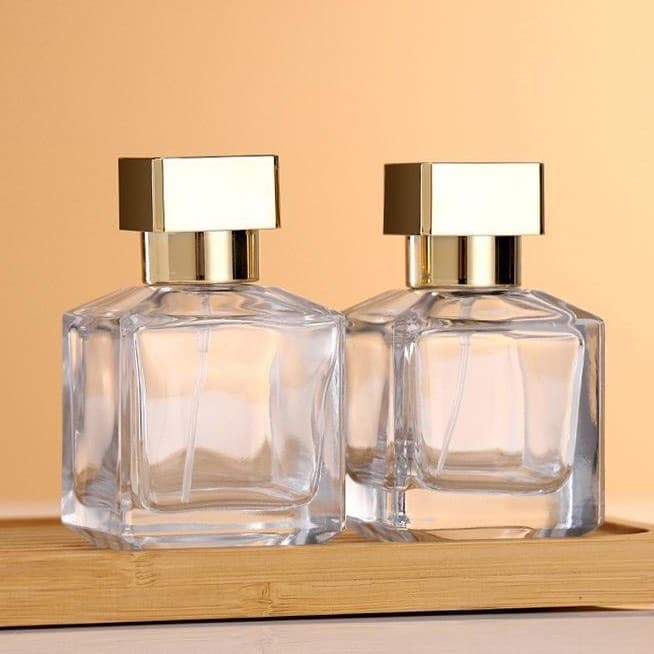 Glass perfume bottle 70ml/100ml continuous spray bottle bayonet transparent perfume bottle spray perfume bottle