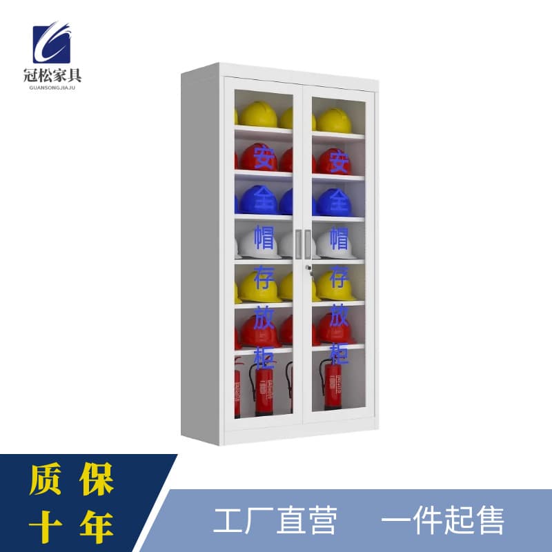 Helmet Storage Cabinet Construction Site Helmet Thickened Storage Cabinet Mining Cap Storage Cabinet Heavy Hat Storage Cabinet with Lock
