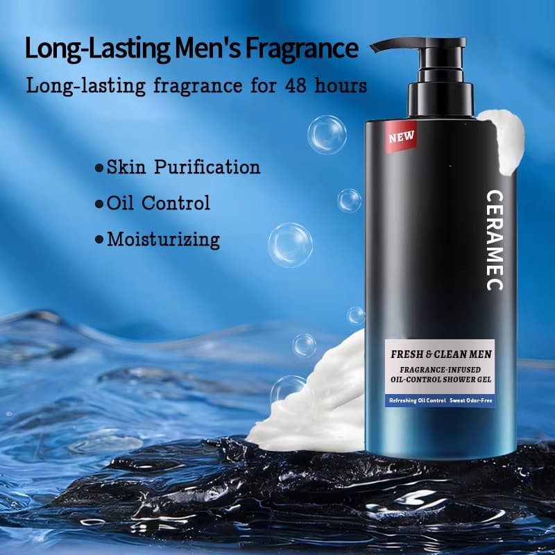 Plant-Derived Oil Control Refreshing Fragrance Body Wash OEM