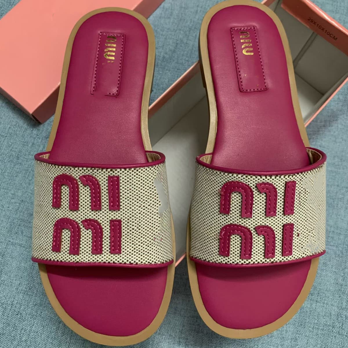 Ladies Summer Printed Flip Flops Women's Casual Letter Sandals with African Nigeria Style