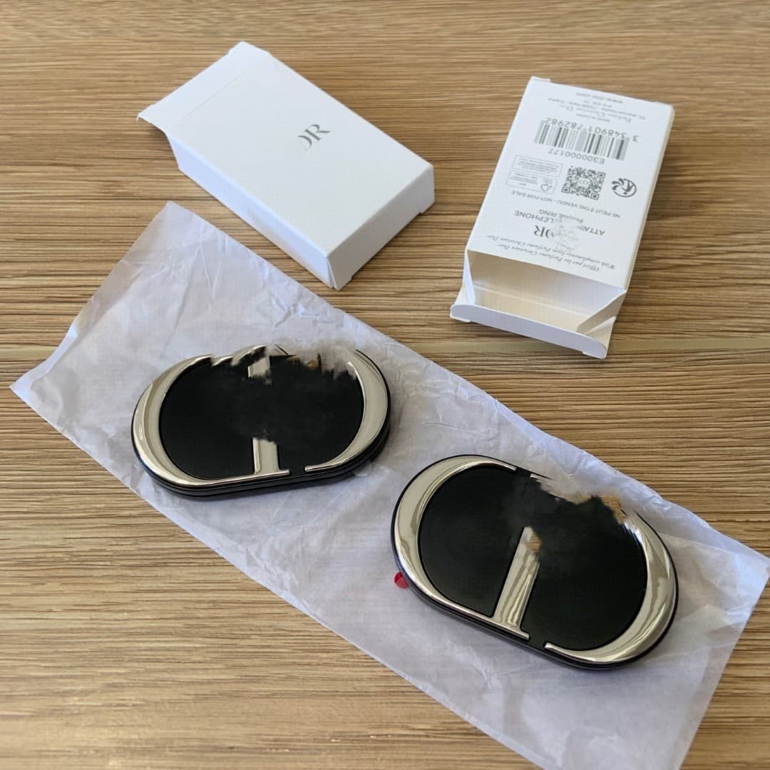 DI Home Makeup Cabinet Freebies and Accessories, Exquisite Items, Black Base with Large Logo Double-sided Mirror, Can Be Used as a Phone Stand