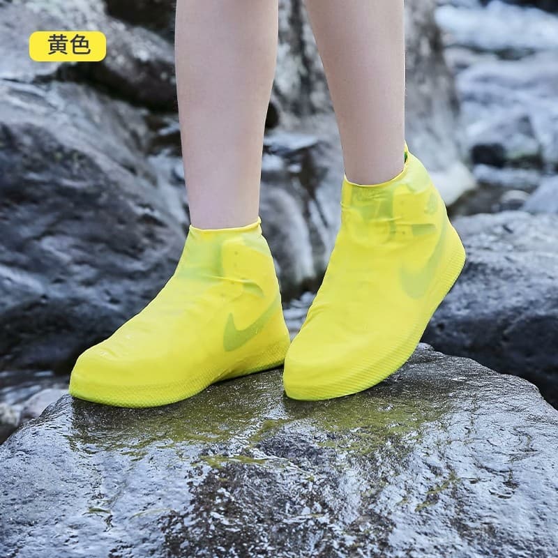 Rainproof Shoe Covers Latex Rain Boots Waterproof Shoe Covers for Men and Women Outdoor Rain Shoes Thickened Anti-Slip Wear-Resistant Factory Direct