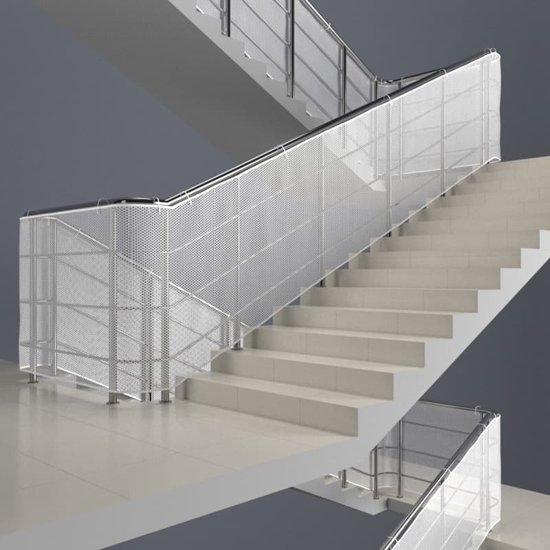 Custom Size Children's Stair Protection Net Safety Rope Net Balcony Protection Net Children's Stair Safety Net Anti-Fall Net