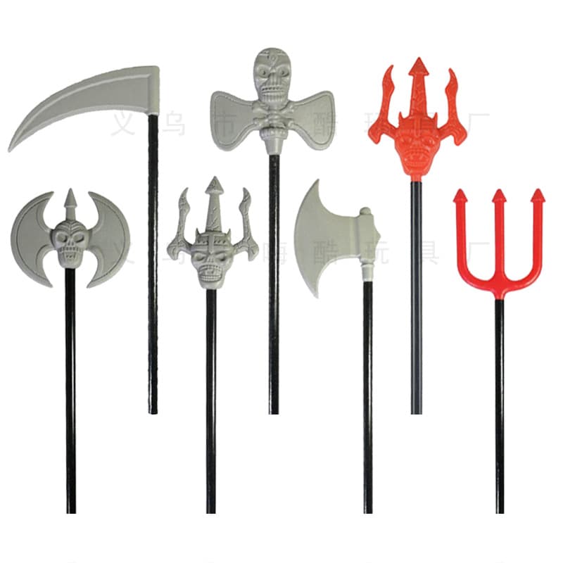 Halloween Stage Performance Cosplay Prop Simulation Weapons Children's Plastic Small Weapons Toy Factory Direct