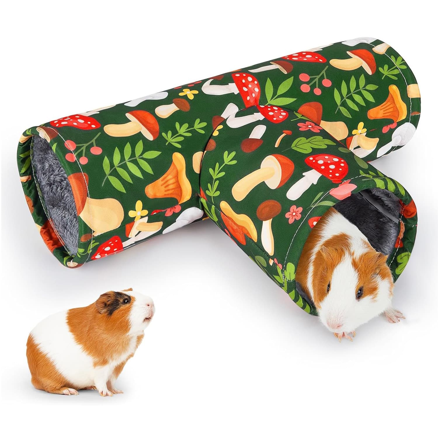 Washable Guinea Pig Tunnel, Rabbit and Ferret Tunnel for Play and Rest, Guinea Pig Accessories