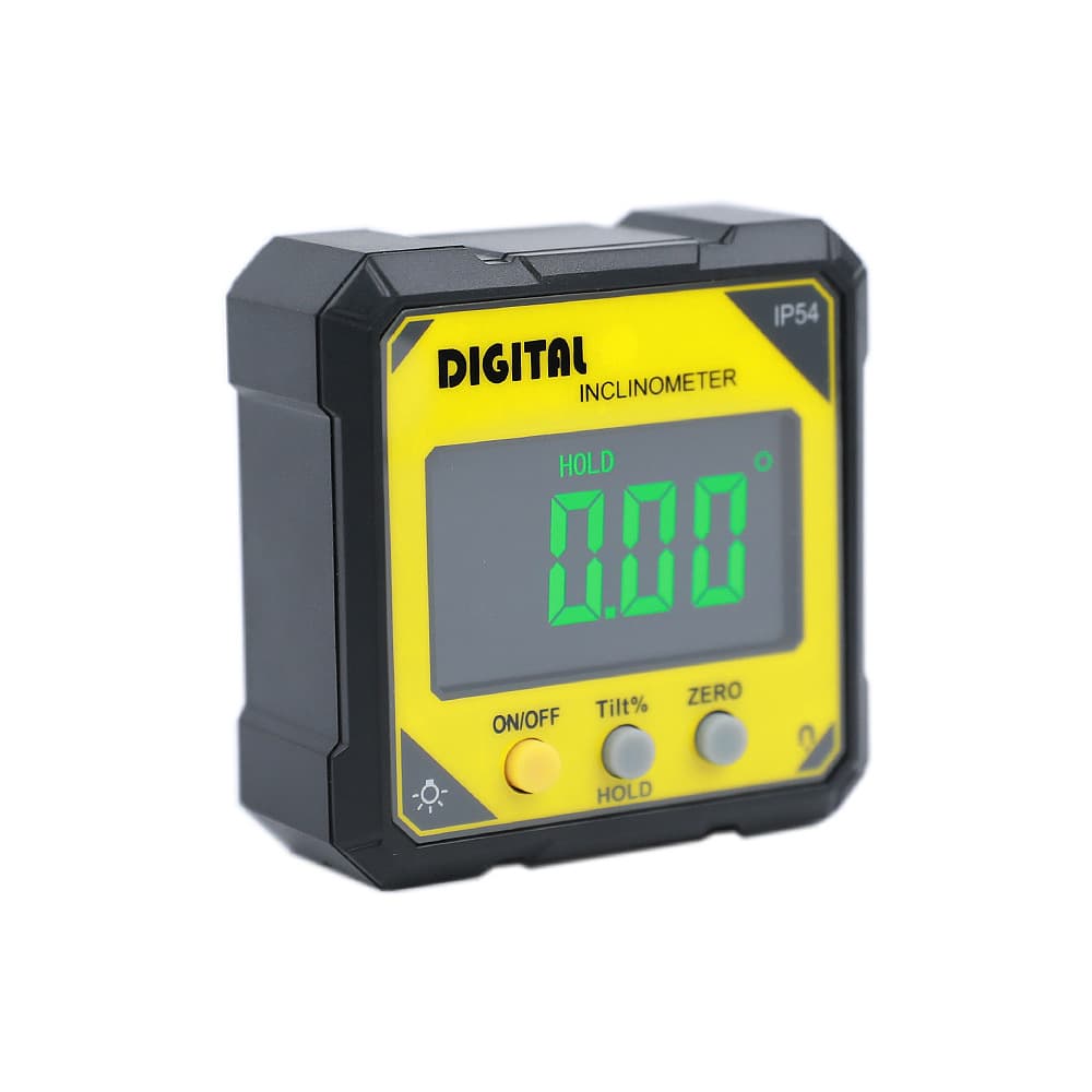 Digital Display 4-Sided Magnetic Bilateral Laser Inclinometer Box Level Angle Measuring Instrument Slope Meter
