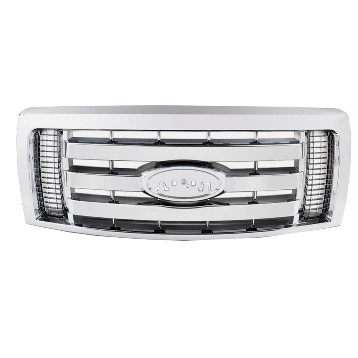 Chrome Silver Front Grille for 2009-2014 Ford F150 9L3Z8200A Auto Parts