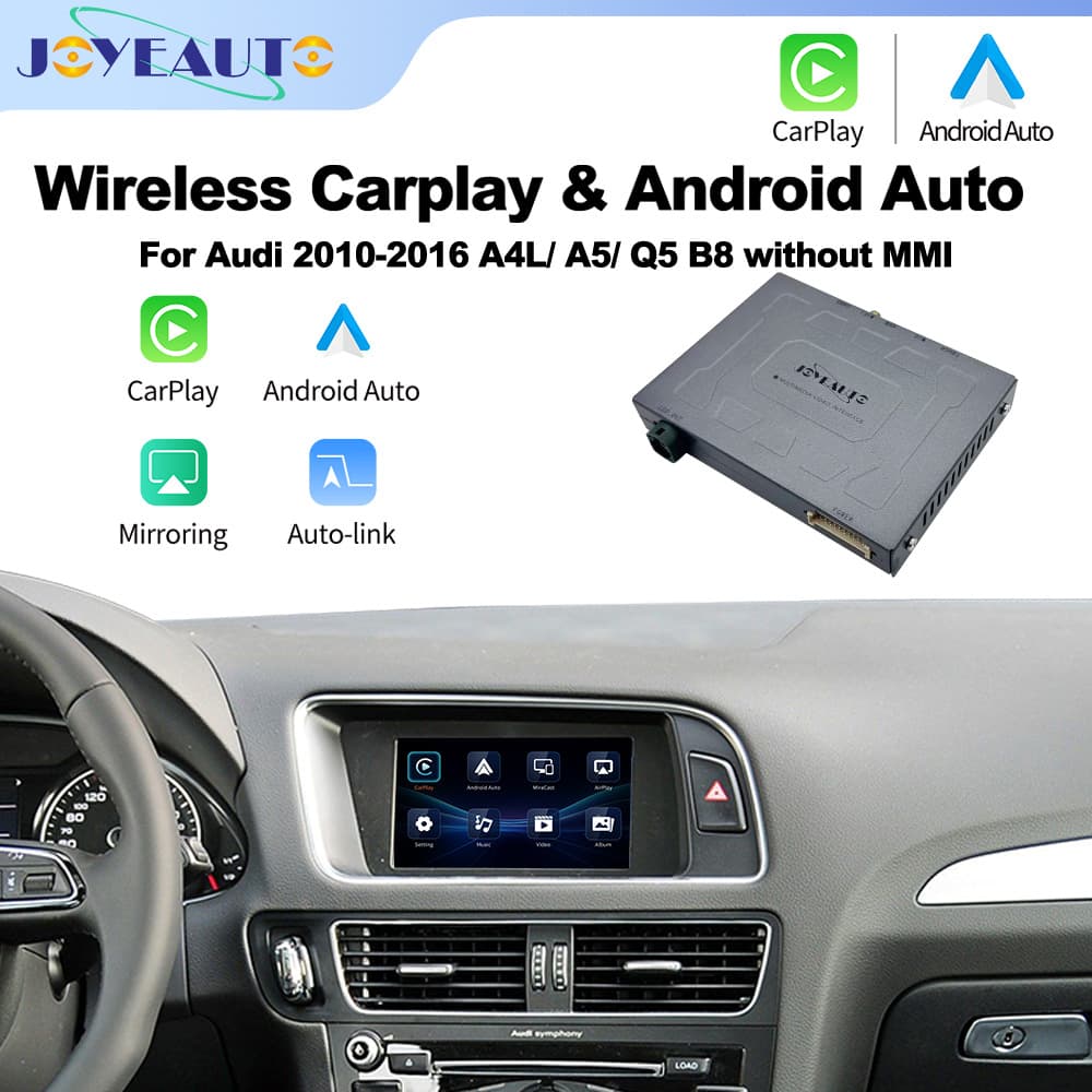 Wireless Carplay Decoder 2010-2016 Audi A4L/A5/Q5B8 Without Mmi Car Module