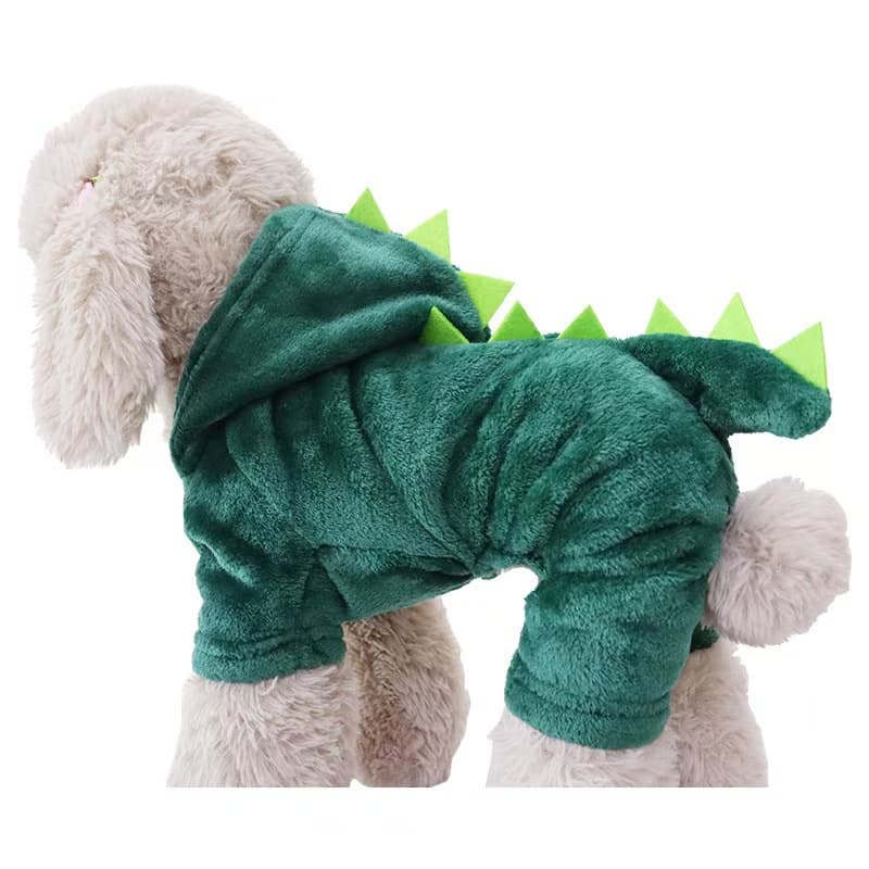 Dog Clothes for Autumn and Winter, Fleece-Lined Dinosaur and Bee Costumes, Transformation Outfits for Small and Medium-Sized Dogs and Cats, Pet Clothing and Supplies Wholesale