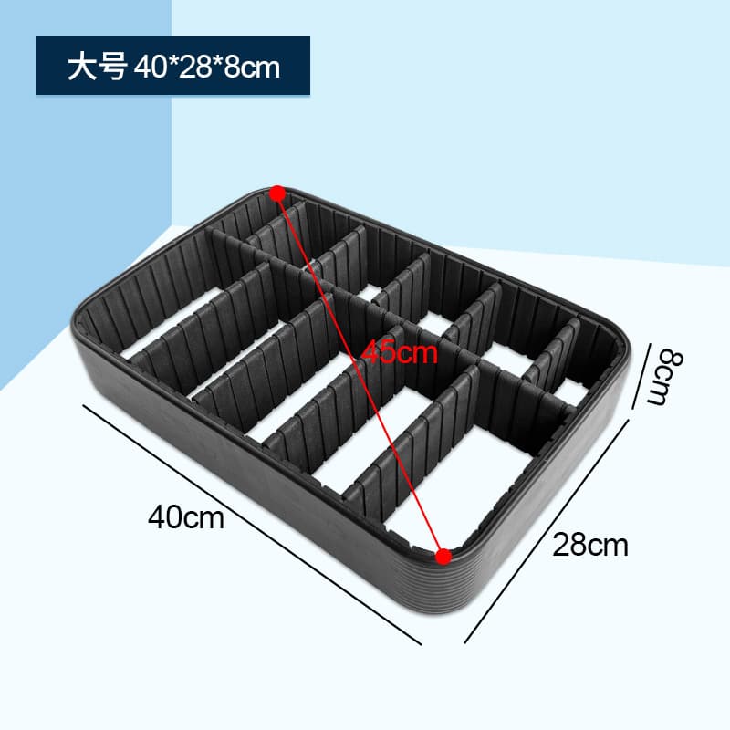 Makeup Bag Inner Frame Divider Detachable Modular Makeup Bag Honeycomb Frame Bag Storage PVC Honeycomb Frame Custom
