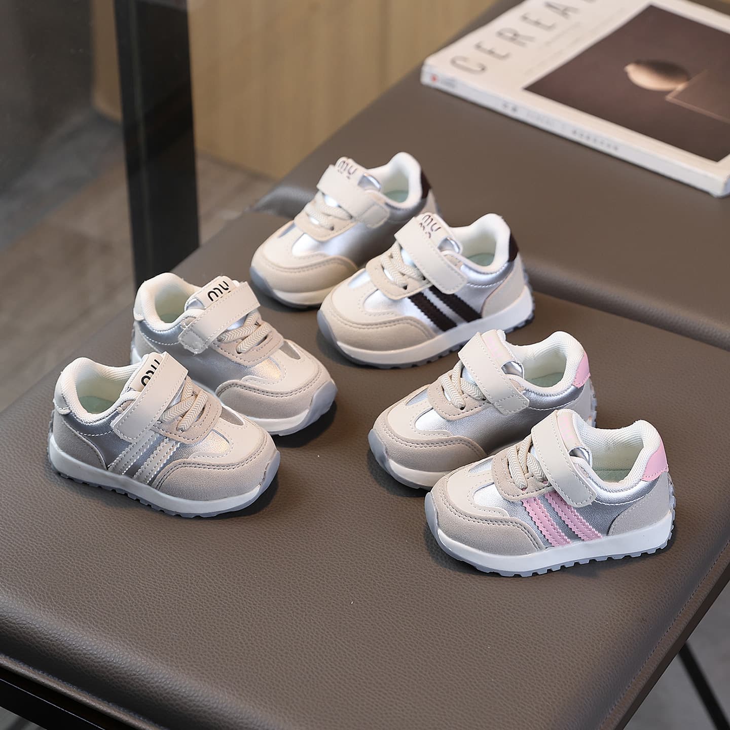 2026 Spring New Children's Sports Shoes, Soft Sole Agility Running Shoes for Girls, Toddler Sneakers