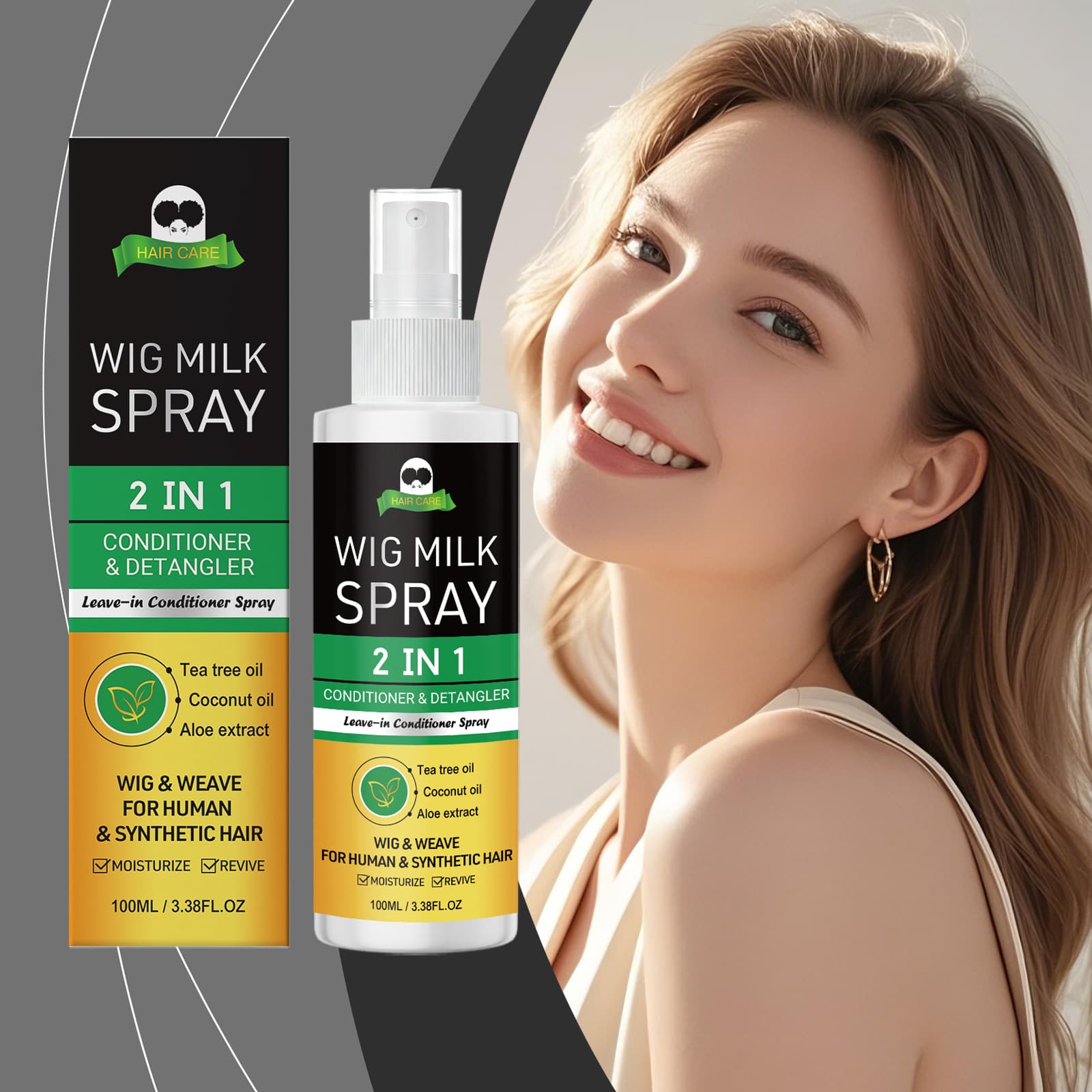 Hair Volumizing Spray Refreshing Care Daily Volumizing Refreshing Moisturizing Hair Care Portable Spray