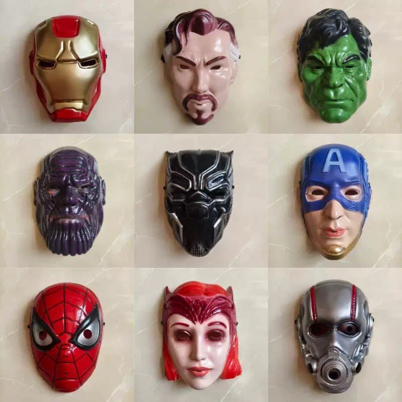 Simulated Marvel Universe cos prop adult mask Halloween new full face Marvel series mask plus