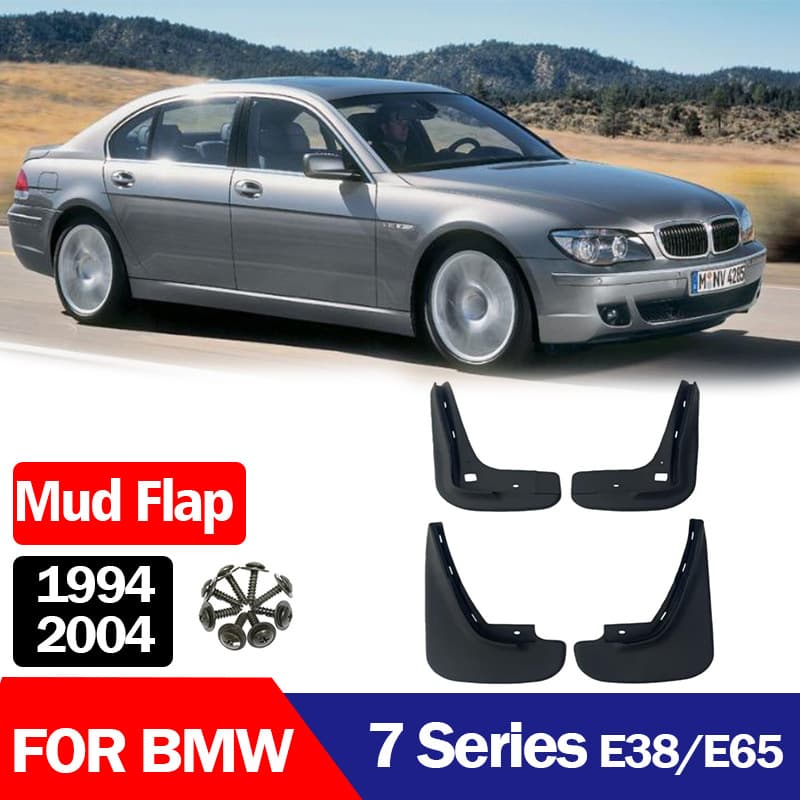 Fits BMW 7 Series Fender Liners E38 E65 Tire Splash Guards Mud Flaps Accessories 1994-2004