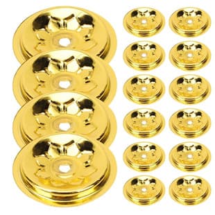Ghee Lamp Oil Floating Wick Holder Metal Floating Wick Disc Round Oil Lamp Replacement Wick