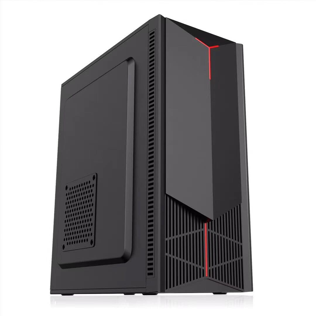 V7 Large Desktop PC Case for Internet Cafes, ATX Gaming/Office/Business Use, Batch Wholesale with 2.0 Cable Management
