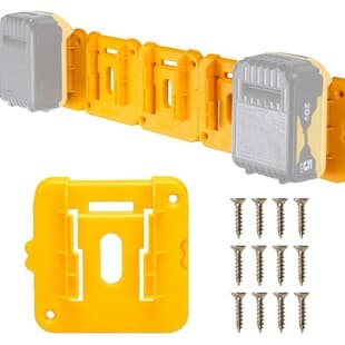 Battery Base Bracket for Dewalt 20V 60V Batteries, Compatible with DCB200 Battery Holder Mount