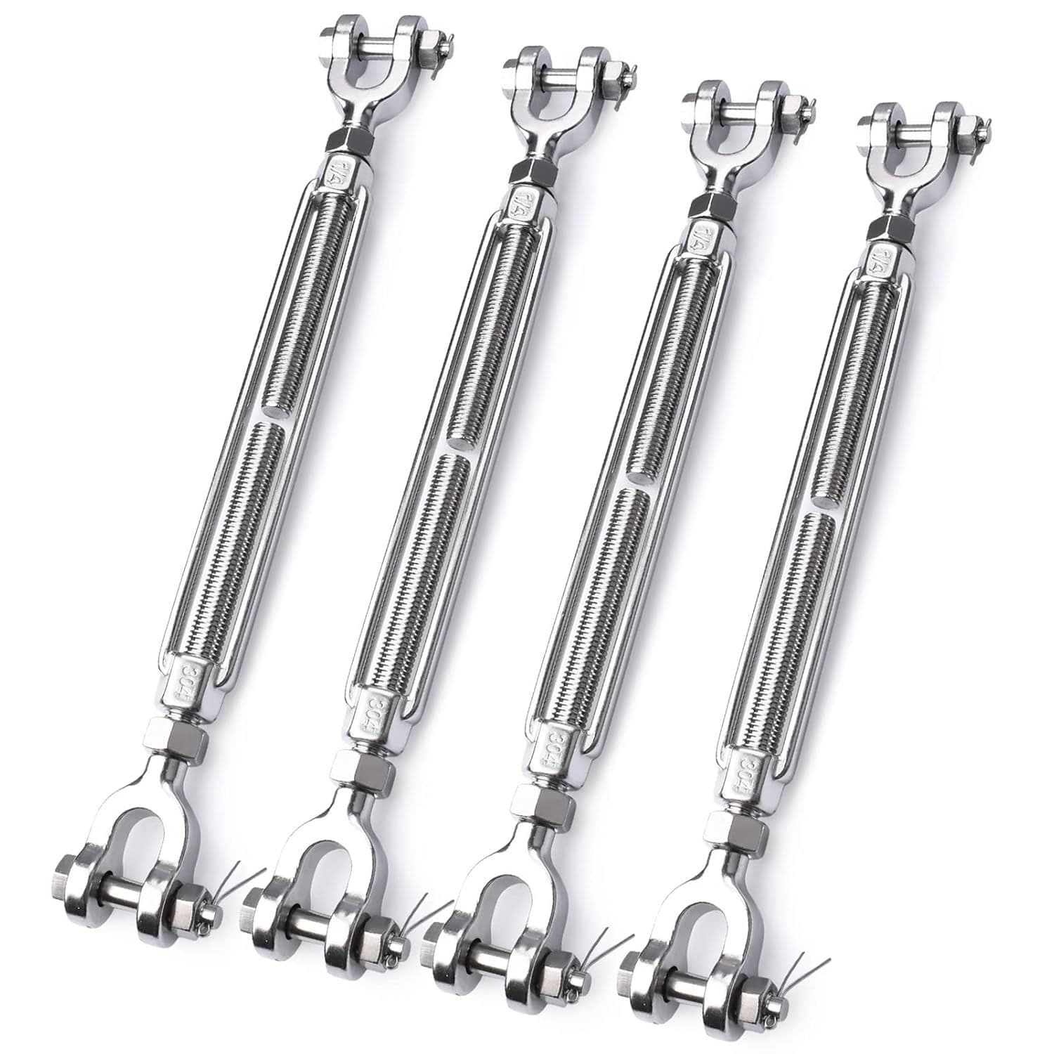 Stainless Steel American Open Body Turnbuckle - Hook/Hook Type/Eye/Eye Type Stainless Steel Swivel Cable Tensioner