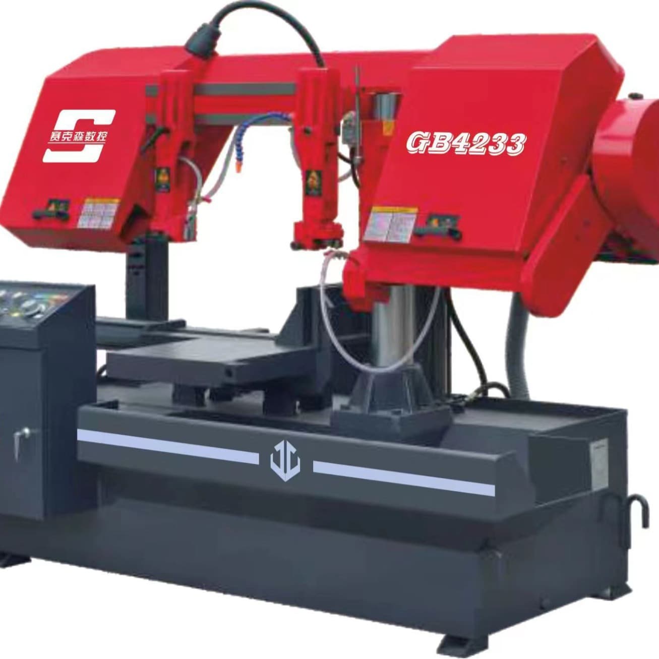 Metal CNC Band Saw GB4233 CNC Saw Horizontal Band Saw Hydraulic Semi-Automatic Metal