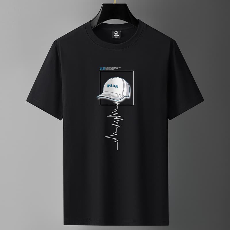 Pure cotton short sleeve t-shirt men's wholesale new loose student handsome men's clothing teenagers casual boys t blood wholesale