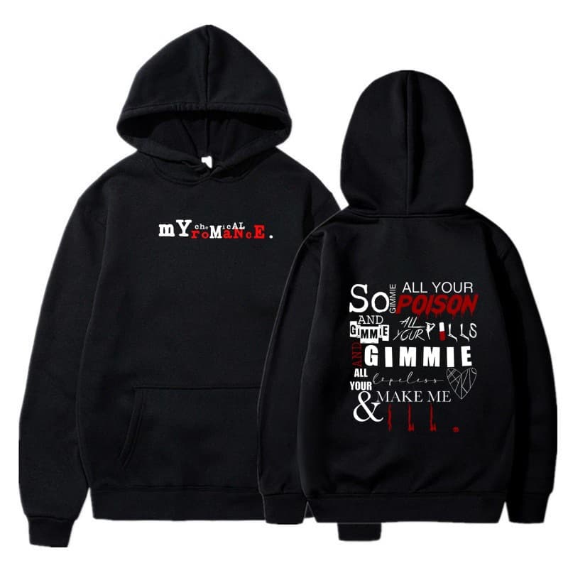 2025 New Cross-Border Men's and Women's Casual Hoodie Set GIMME Style Men's and Women's Fleece-Lined Hoodie Set