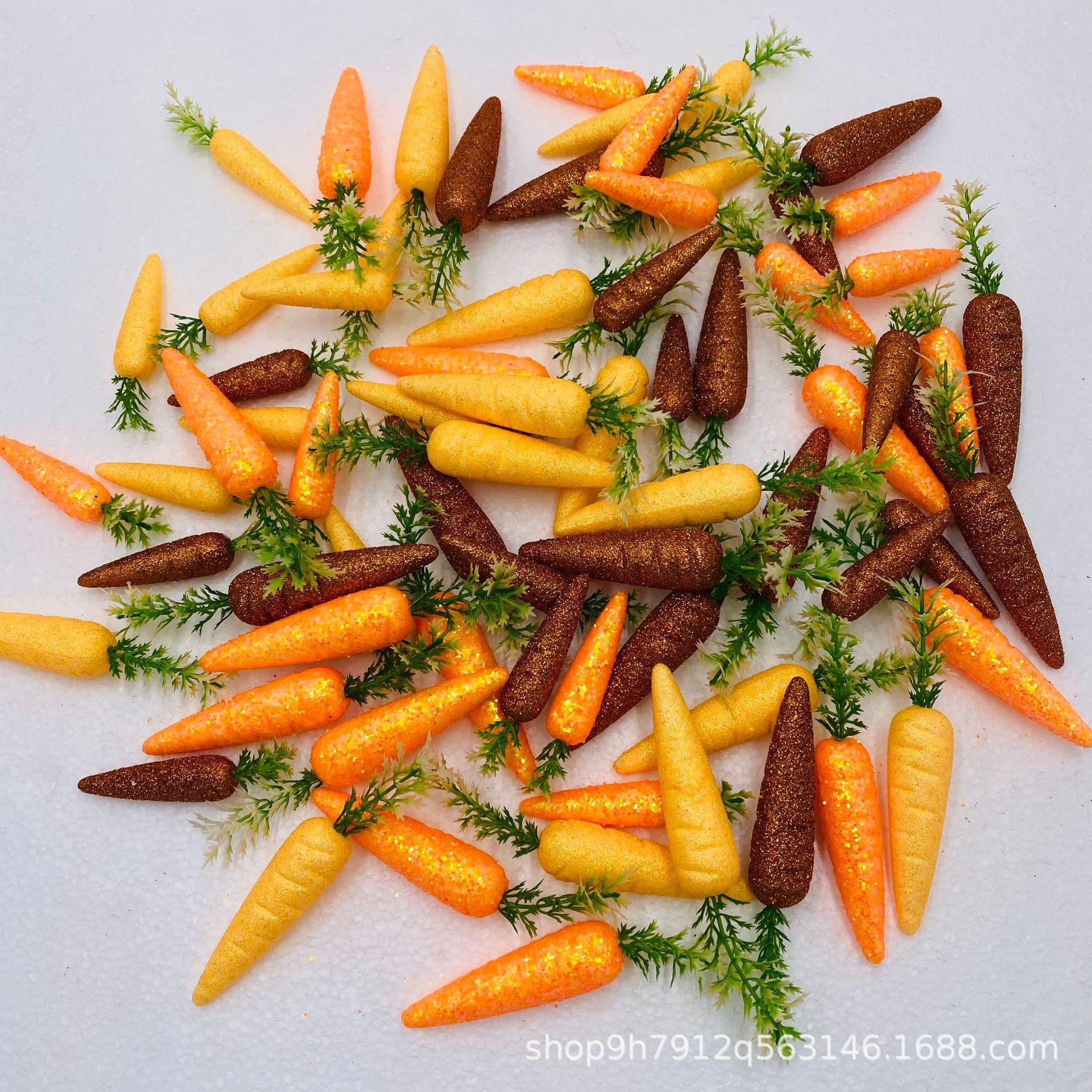 Easter Carrot Simulation Foam Carrot Decorative Pendant Festive Decoration Supplies