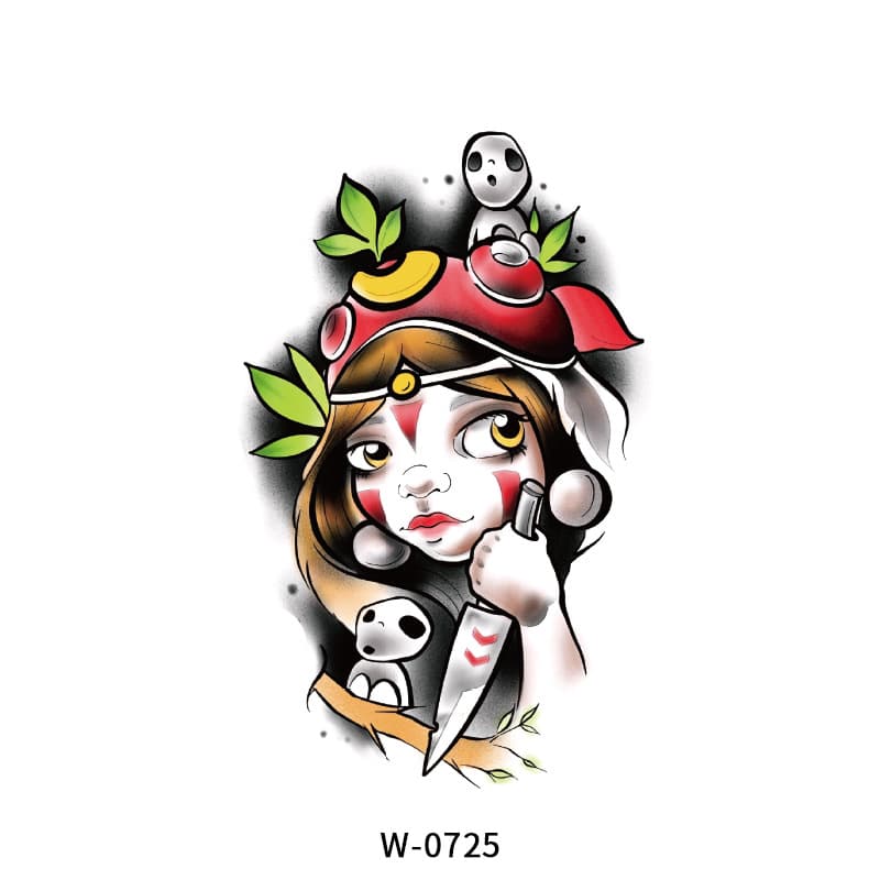2025 New Cross-border Cartoon Temporary Tattoo Stickers Waterproof Ins Tattoo Stickers Wholesale Tattoo