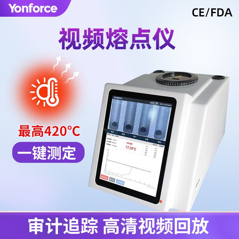 Video Melting Point Detector, Fully Automatic for Food, Drugs, Dyes, Plastics, and Fats