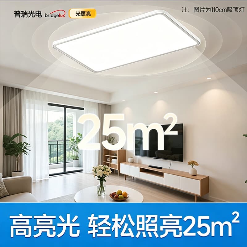 Home decoration lighting led eye protection RA98 bedroom ceiling lamp simple living room main light Zhongshan lighting whole house set