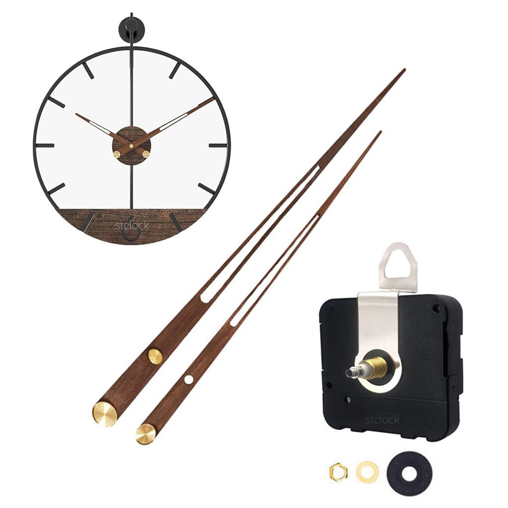 High Torque Clock Movement Sangtai with Walnut Long Hands DIY Movement Clock Repair Parts
