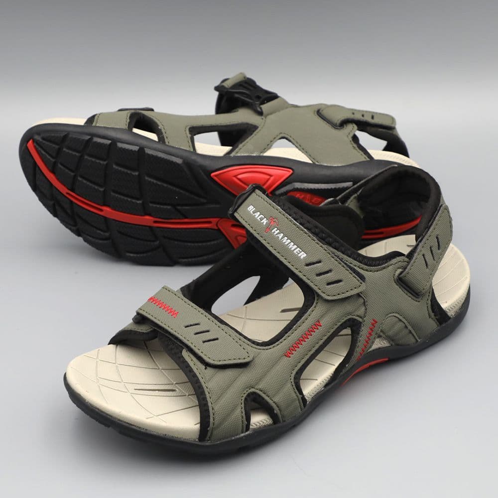 Clearance Sale of Foreign Trade Surplus: Men's Outdoor Non-Slip Lightweight Velcro Sports Beach Shoes, Hiking and River Tracing Sandals