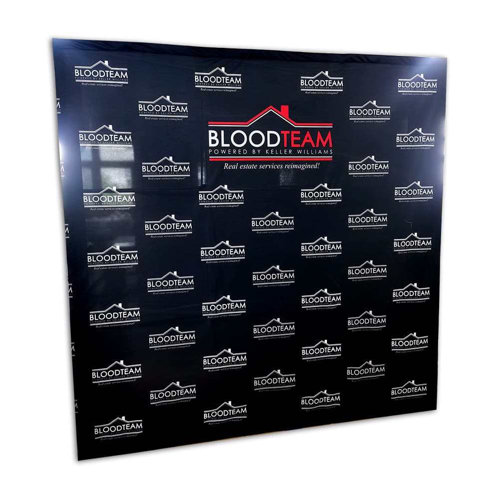 Manufacturer wholesale bra mesh display stand advertising background wall event signature wall portable foldable picture production