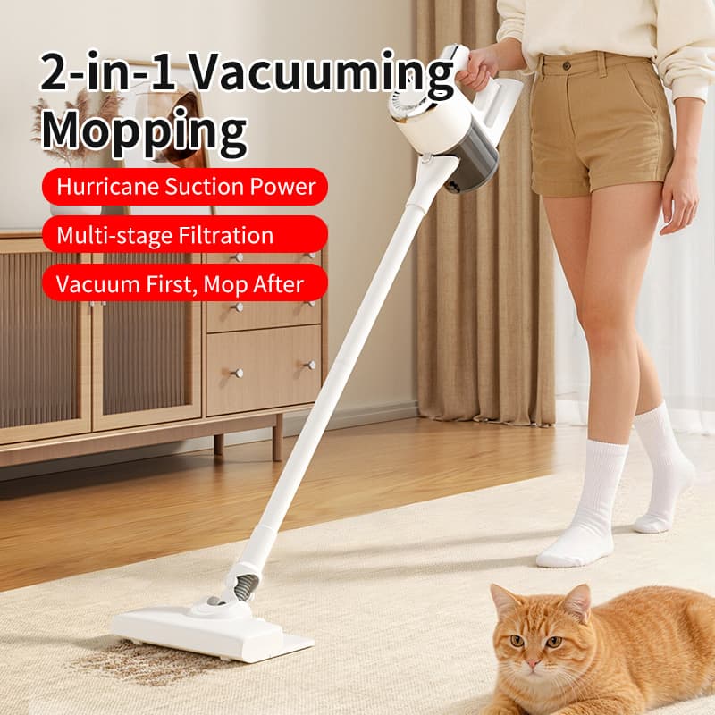 New vacuum cleaner household small wireless handheld suction and mopping all-in-one machine super suction high power vacuum mopping machine