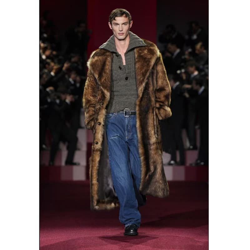 Men's fur coat new imitation mink fur suit collar long coat winter windproof warm windbreaker large size