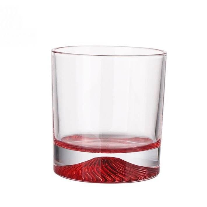 Creative Internet Celebrity Water Glass ins Style Sahara Desert Glass Whisky Wine Glass Bottom Color Spray Wine Glass