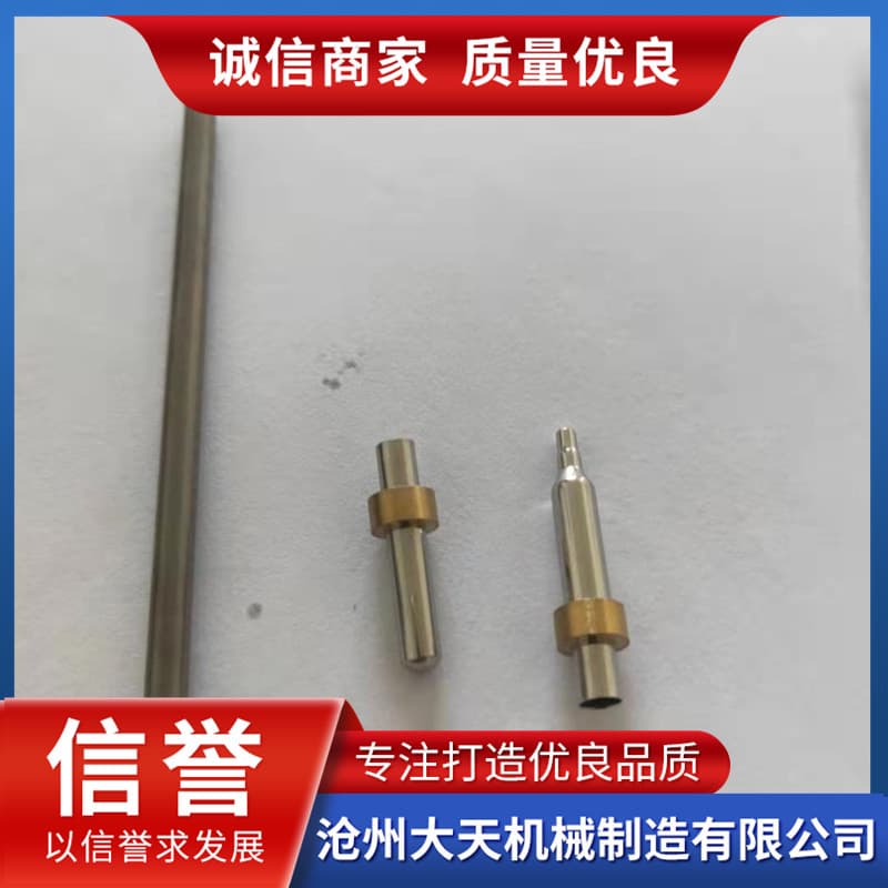 Supply of stainless steel temperature sensor housings, 304/316 stainless steel drawn blind tubes 6X80mm