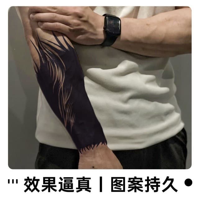 Half-Sleeve Rage Spread Same-Style Herbal Juice Tattoo Sticker Waterproof Long-Lasting Old School Non-Fading Non-Reflective for Men