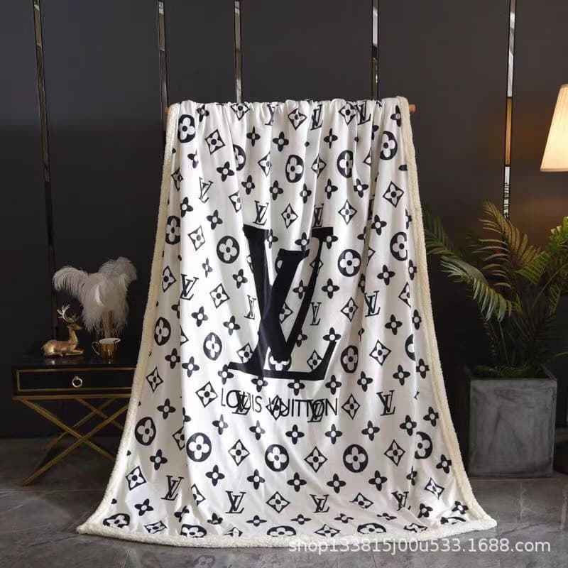New export trendy brand baby fleece lamb wool air conditioning throw, branded blanket, cross-border manufacturer printed hot-selling blanket