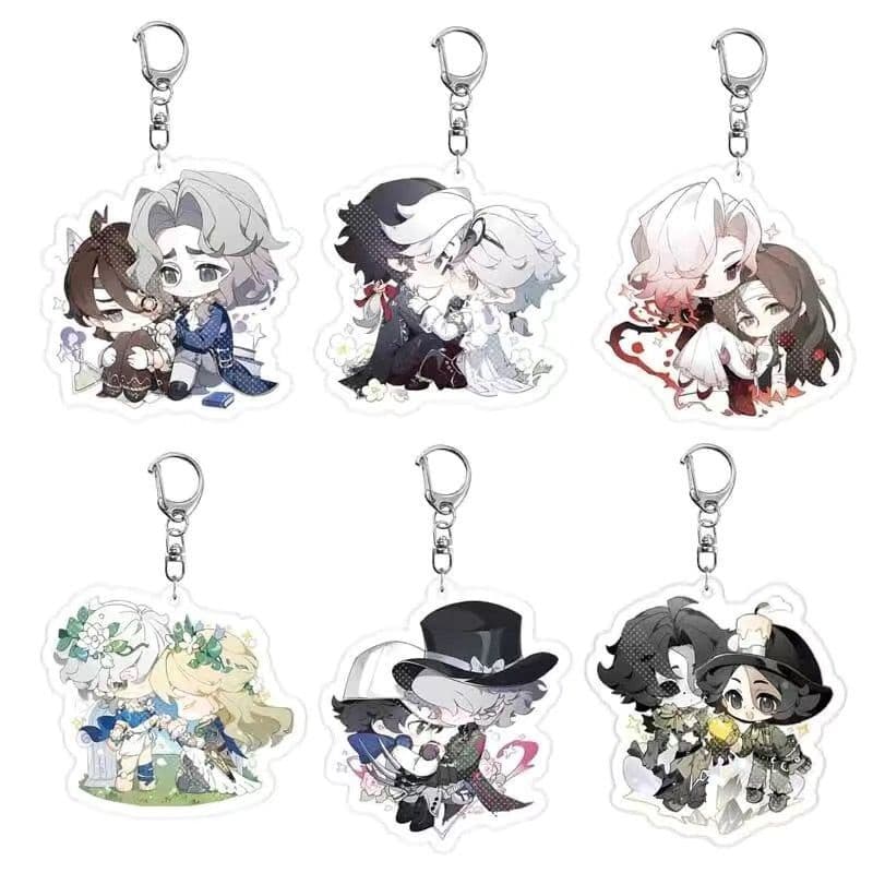 Identity V mezzanine keychain pendant, hidden troubles, funeral, riding bones, hero servants, Yukan game peripheral animation