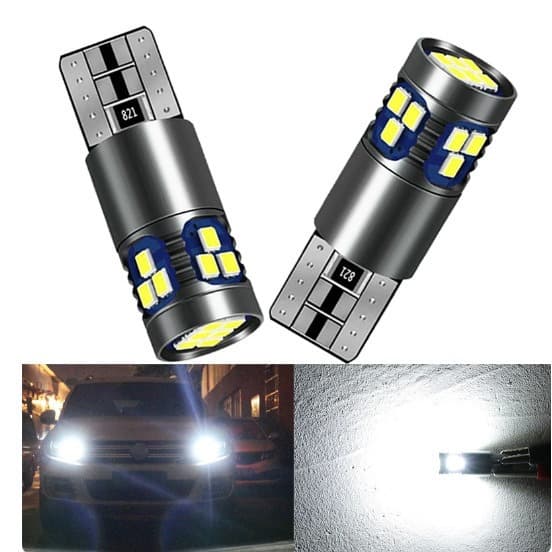 Car LED width light T10 2016 18SMD highlight decoding canbus stepless W5W license plate light