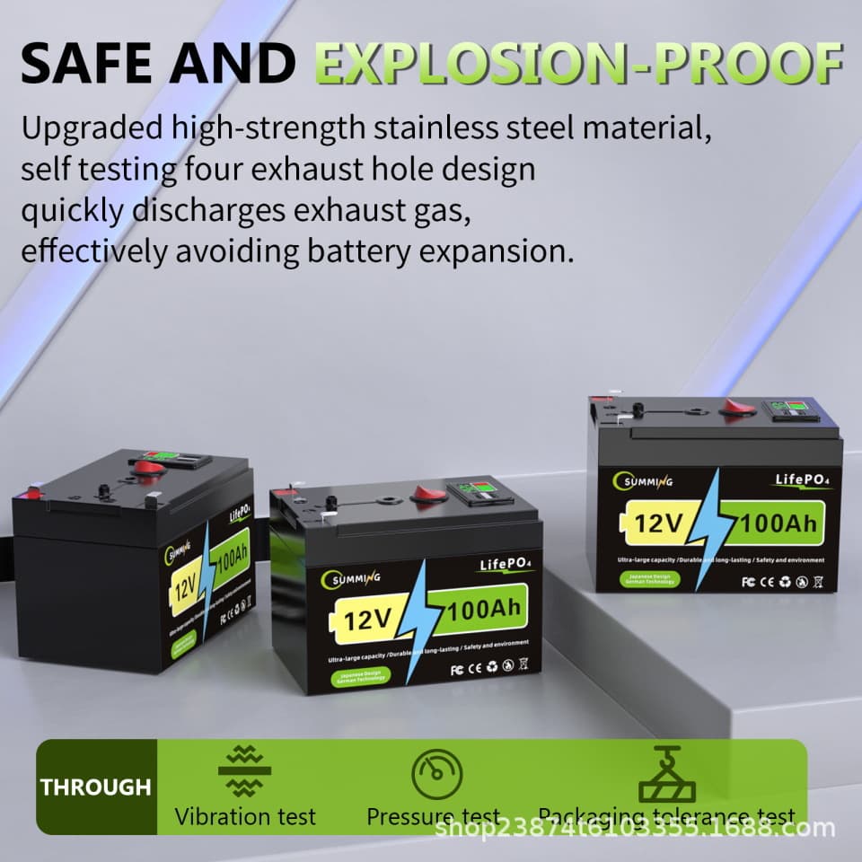 12V 150Ah Lithium Ion LiFePO4 Battery for Solar, Fish Finder, Lithium Iron Phosphate Battery