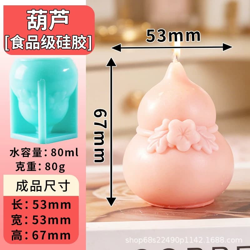 Cartoon Candle Mold Silicone Aromatherapy Cute Animal DIY Handmade Soap Plaster Aroma Stone Figurine 3D Mold