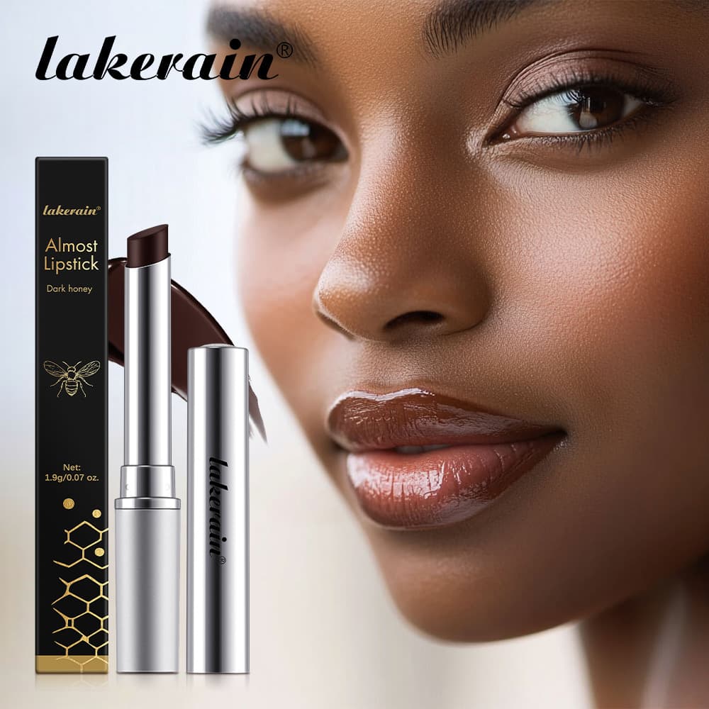 Cross-border Cosmetics Lakerain Black Honey Lip Balm Moisturizing and Hydrating Black Honey Lipstick Black Honey for Export