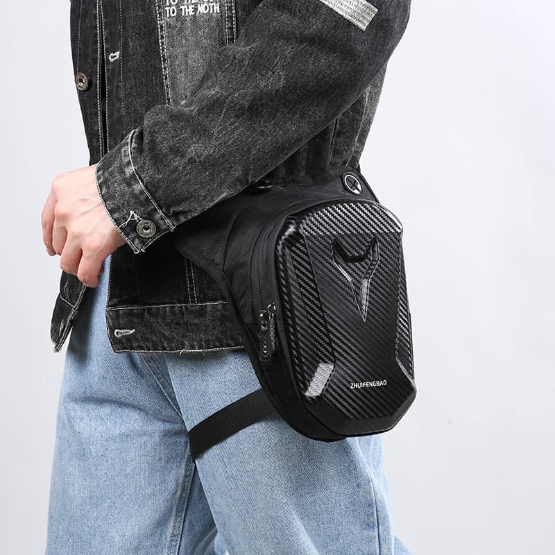 New Tactical Motorcycle Leg Bag Waterproof Rider Waist Bag Riding Motorcycle Crossbody Bag Men's Chest Bag Motorbike Travel Gear