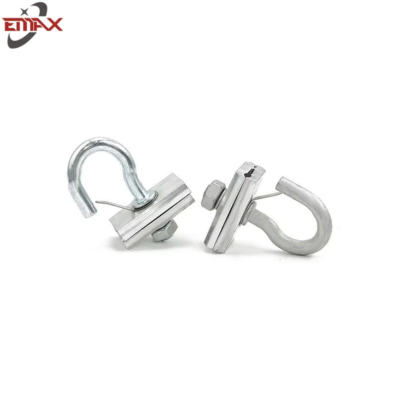 Factory Direct Supply Various Custom Power Fittings, Hot-Dip Galvanized E-Type Span Clamp, In Stock at Discounted Price