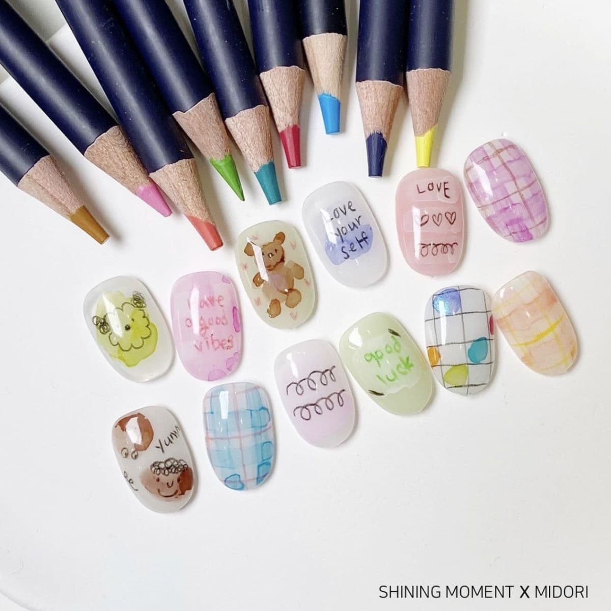 Watercolor Pen Set, Soluble Nail Art, Oil-Based Hand-Painted Graffiti Colored Pencils, 24-Color Set, Student Painting Flower Reply Pen