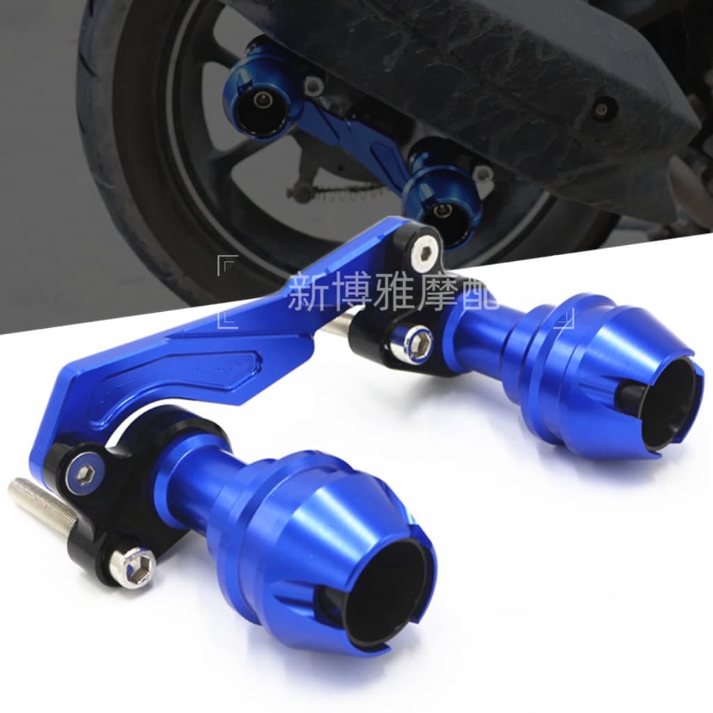 Motorcycle Crash Bar XMAX250 XMAX300 Exhaust Protector CNC Slider Adjustable Exhaust Guard