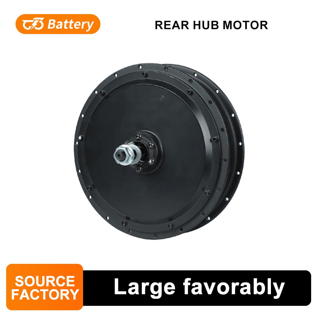 48V 72V 1500W 3000W Electric Bike Snowmobile Gearless Rear Hub Motor Kit