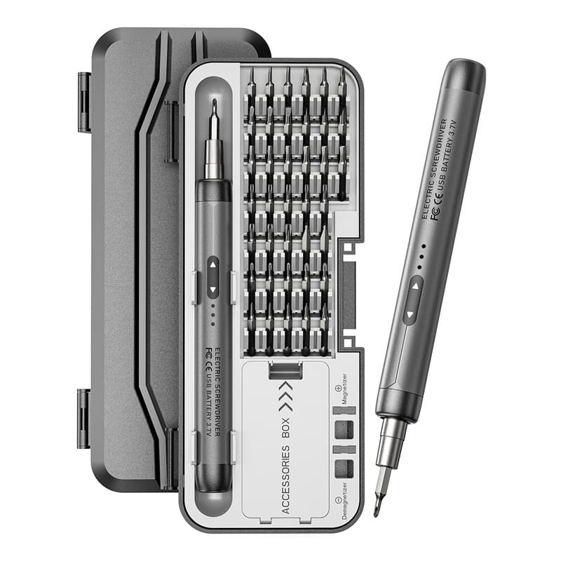 46-in-1 Mini Precision Electric Screwdriver, Quiet, Durable, Long Battery Life, Rechargeable, High Torque, Home Repair Tool